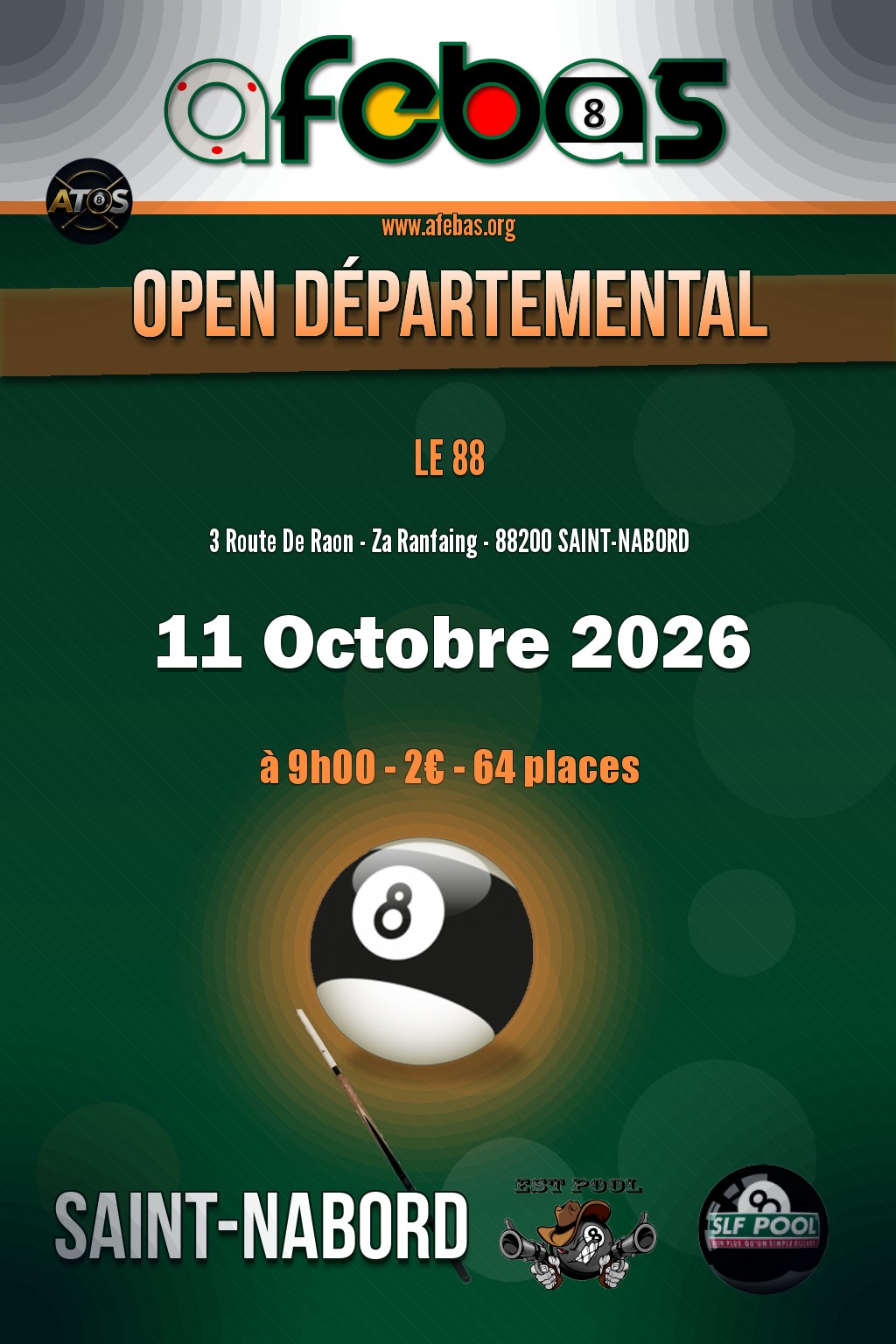 Affiche tournoi AFEBAS